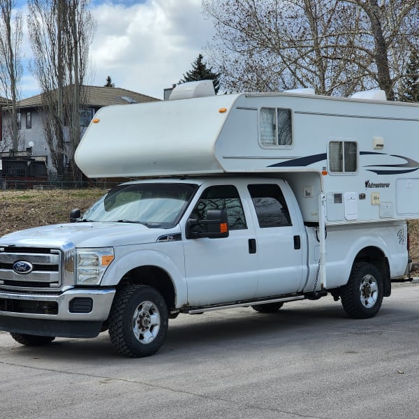 2012 Ford F350 Truck Camper available for rent in Calgary, Alberta