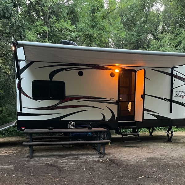 2015 Forest River Nitro Xlr Toy Hauler available for rent in Centerville, Minnesota