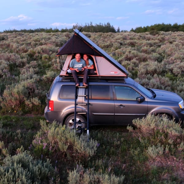 2012 Honda Pilot Truck Camper available for rent in Rexburg, Idaho