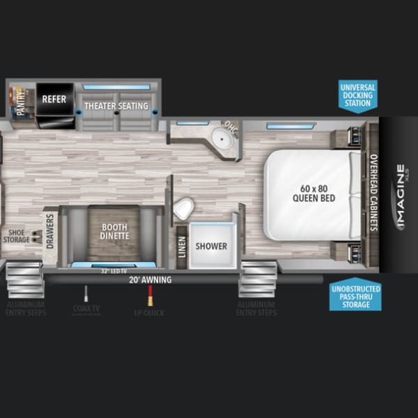 2023 Grand Design Imagine XLS Travel Trailer available for rent in Manchester, New Hampshire