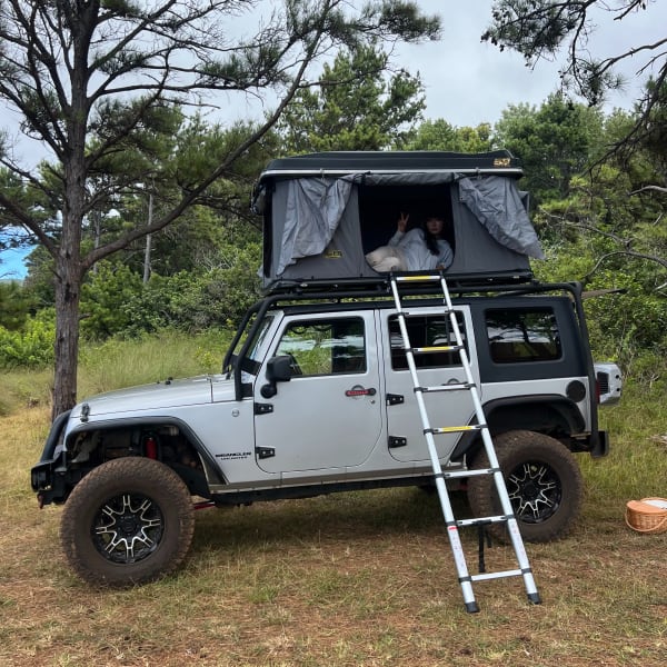 2008 Jeep Wrangler Truck Camper available for rent in Lihue, Hawaii