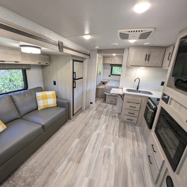 2021 Forest River Flagstaff Micro Lite Travel Trailer available for rent in Fletcher, North Carolina