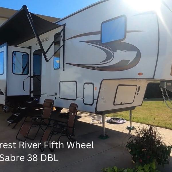 2024 Forest River Sabre 38 DBL Fifth Wheel available for rent in Bryan, Texas