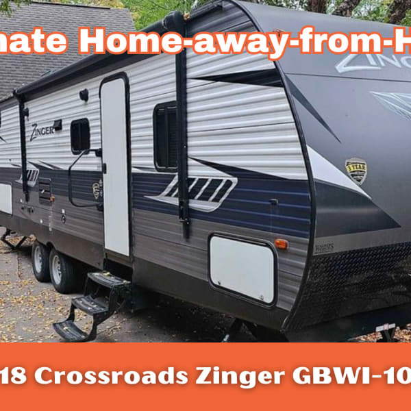 2018 Crossroads Zinger Travel Trailer available for rent in Green Bay, Wisconsin