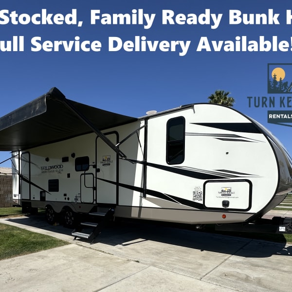 2022 Forest River Wildwood Heritage Glen HL Travel Trailer available for rent in Blythe, California