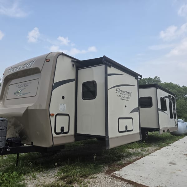 2016 Forest River Flagstaff Classic Super Lite Travel Trailer available for rent in Van Dyne, Wisconsin