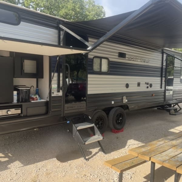 2022 Forest River Cherokee Grey Wolf Travel Trailer available for rent in Godley, Texas