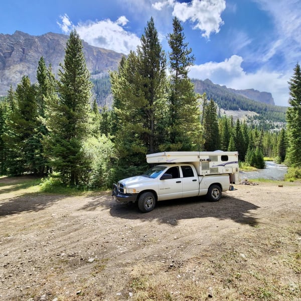 2005 Dodge RAM 2500 truck-camper available for rent in Gardiner, Montana