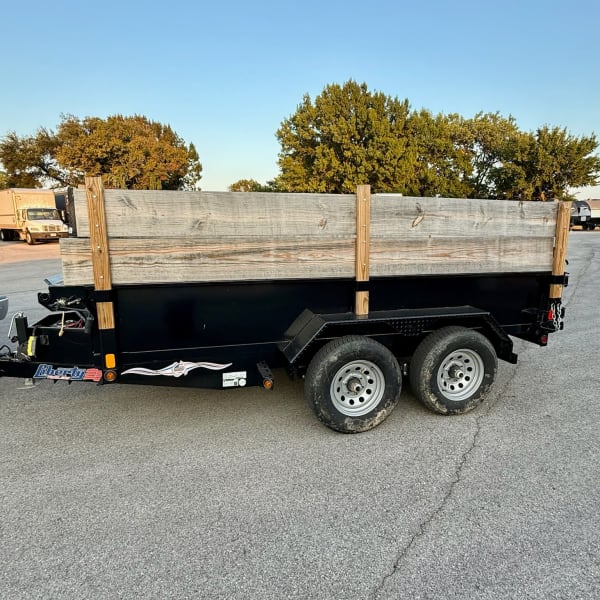 2024 Liberty 6x12 Dump Utility Trailer available for rent in Bayfield, Colorado