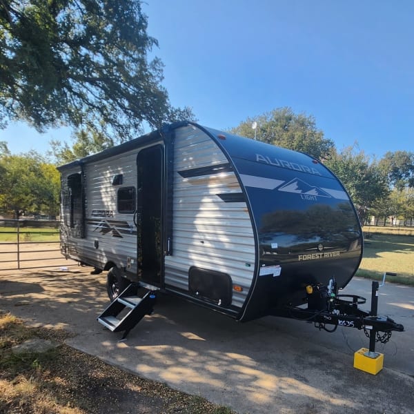 2025 Forest River Aurora Travel Trailer available for rent in Weatherford, Texas