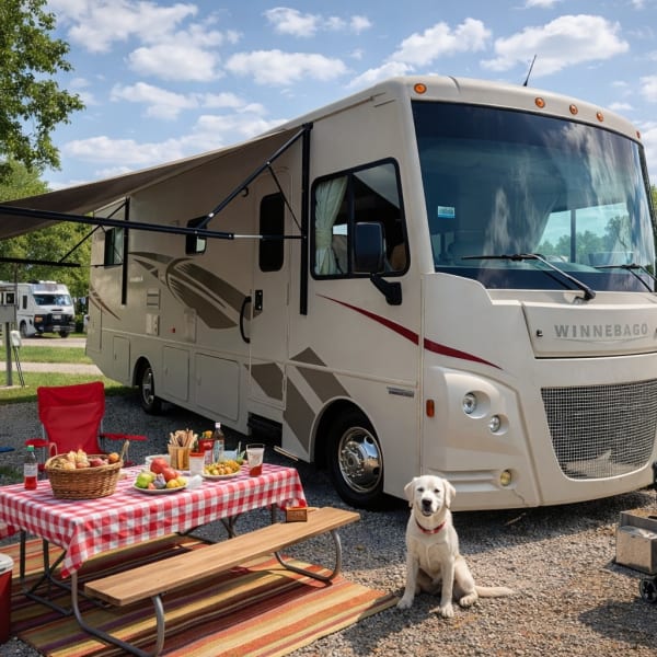 2017 Winnebago Vista Class A available for rent in Chatswort, California