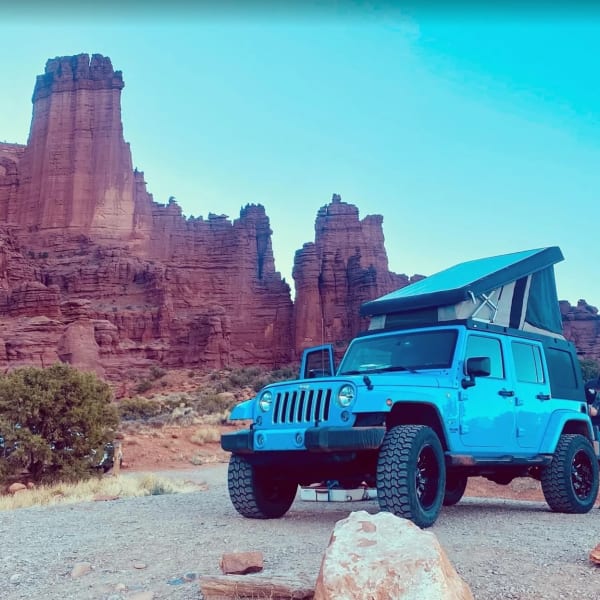 2017 Jeep Wrangler Truck Camper available for rent in Morrison, Colorado