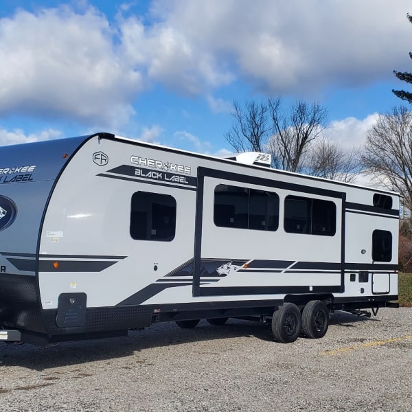 2026 Forest River Cherokee Grey Wolf Black Label Travel Trailer available for rent in Westfield Center, Ohio