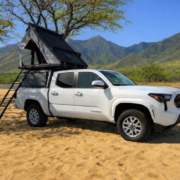 2025 Toyota Tacoma Truck Camper available for rent in Kahului, Hawaii