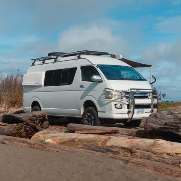 2007 Toyota Bus 4x4 Campervan conversion of Toyota Hiace Class B available for rent in Squamish, British Columbia