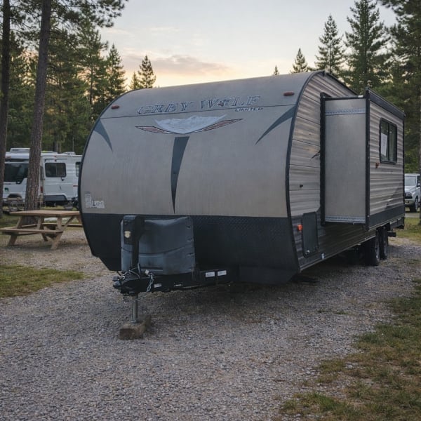 2017 Forest River Grey Wolf Travel Trailer available for rent in Fresno, California