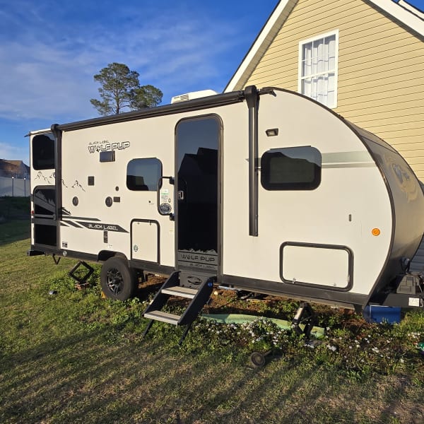 2021 Forest River Cherokee Wolf Pup Black Label Travel Trailer available for rent in Myrtle Beach, South Carolina