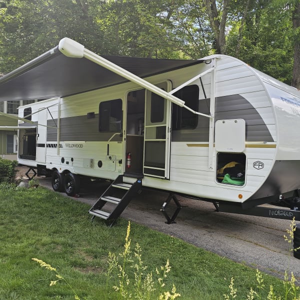 2025 Forest River Wildwood Travel Trailer available for rent in Derry, New Hampshire