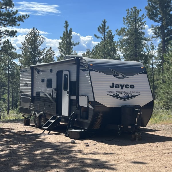 2022 Jayco Jay Flight SLX Rocky Mountain Edition Travel Trailer available for rent in Colorado Springs, Colorado