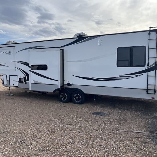 2020 Keystone RV Cougar Toy Hauler Fifth Wheel available for rent in Loveland, Colorado