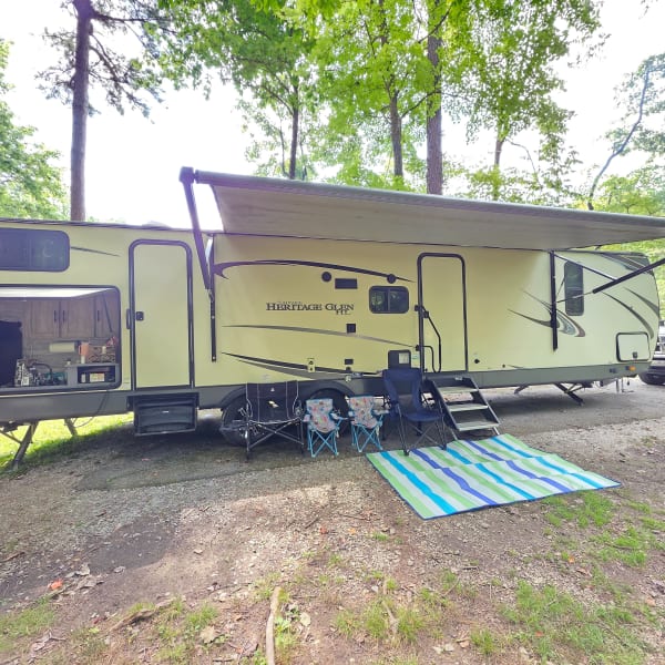 2021 Forest River Wildwood Heritage Glen Travel Trailer available for rent in West Lafayette, Indiana