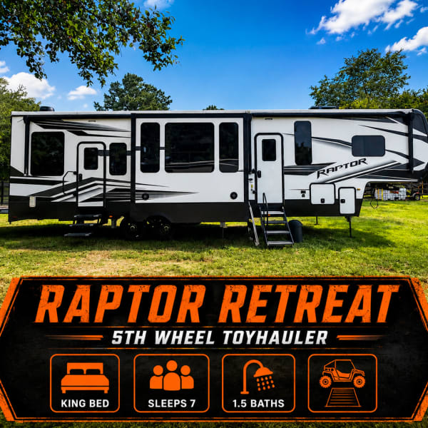 2022 Keystone RV Raptor Toy Hauler Fifth Wheel available for rent in Darlington, South Carolina