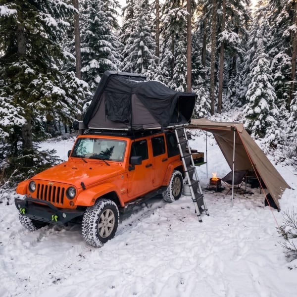 2012 Jeep Wrangler Truck Camper available for rent in Seattle, Washington