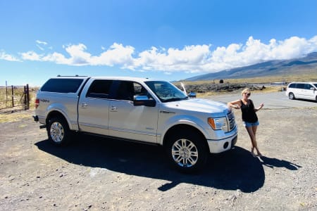 Big Island deluxe truck camper Ford F-150 Platinum edition (Kona area)
