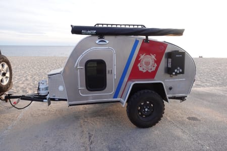Coastie Overland Teardrop 2020 Second Wind Freedom "Coast Guard Tribute"
