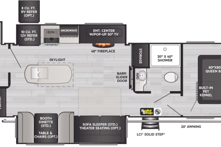 2021 Outback with Private Bunkroom