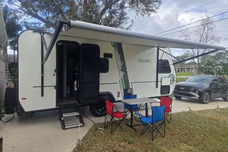 HAPPY CAMPER   2020 NOBO Light to tow, Sleeps 4, New Bed/Newly Upholstered