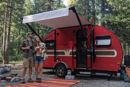 Cozy Red Winnie Drop &bull; Not your typical travel trailer (Many Upgrades)
