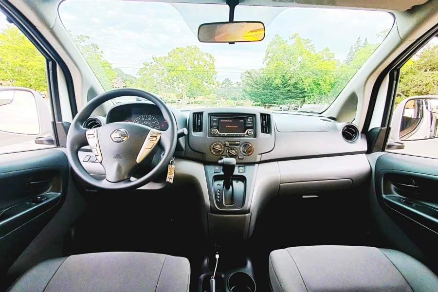 Van has back-up camera, aux port, USB port, cruise control and bluetooth.
