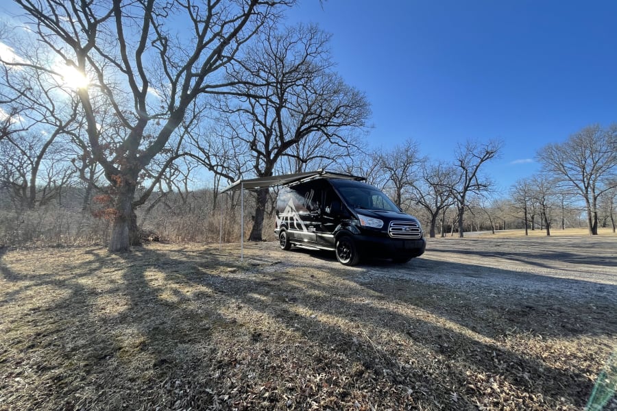 Doesn't it look so peaceful? Can you imagine yourself camping with Darth Vander?