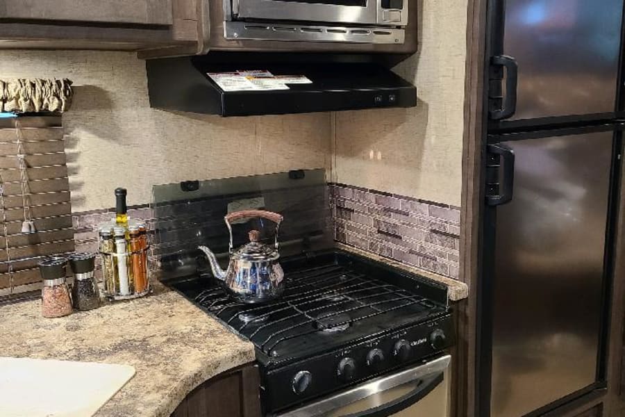 in addition to kitchen necessities we also have a teapot for perfect hot chocolate. 