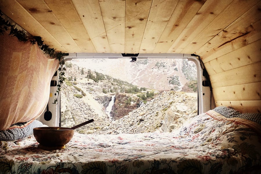 Yosemite National Park. This photo was taken just after I started converting the van. Beginning phase of construction and the first adventure.