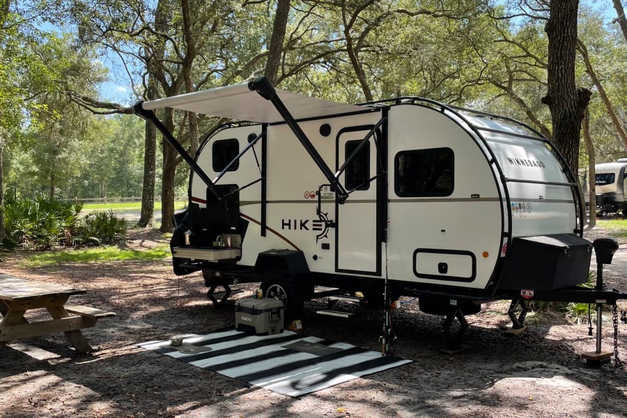 With plenty of storage on the outside the Hike can easily be setup with exterior racks to accommodate all your outdoor toys.
