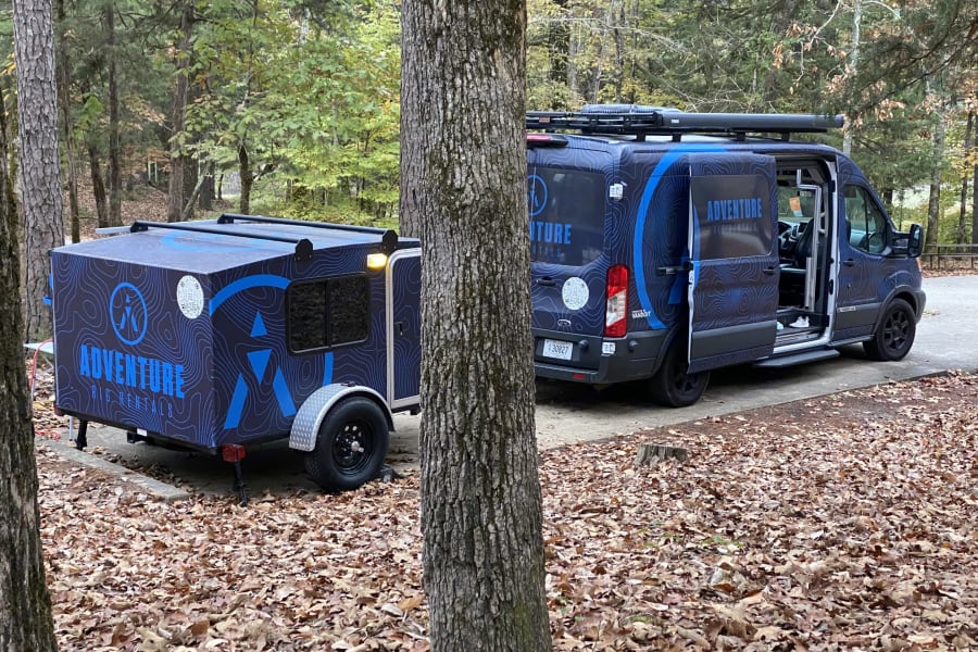 Blue can be added to any van rental for added sleeping quarters. Bring the whole crew!