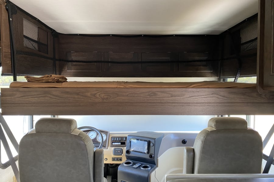 drop down bunk (250 lb weight limit)