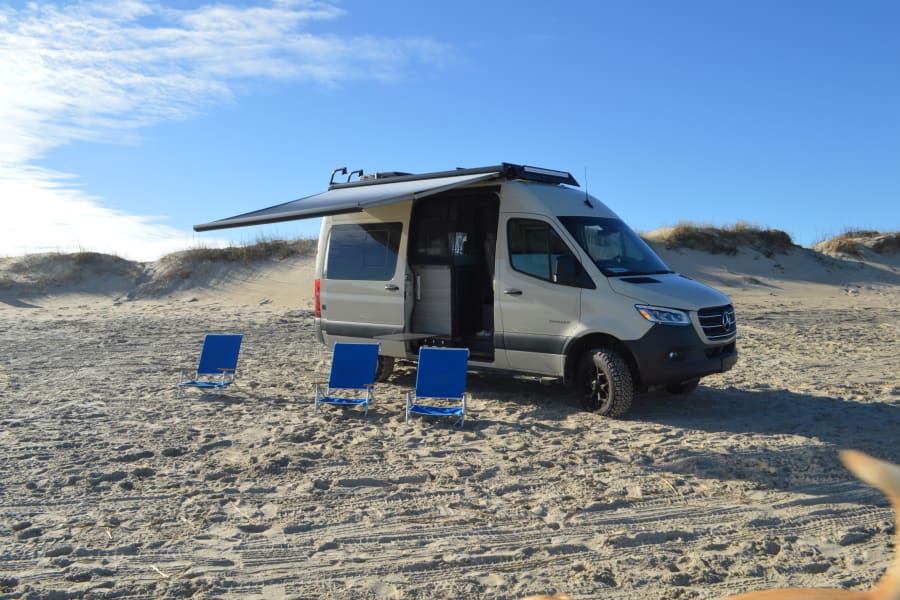 Unloaded for the beach