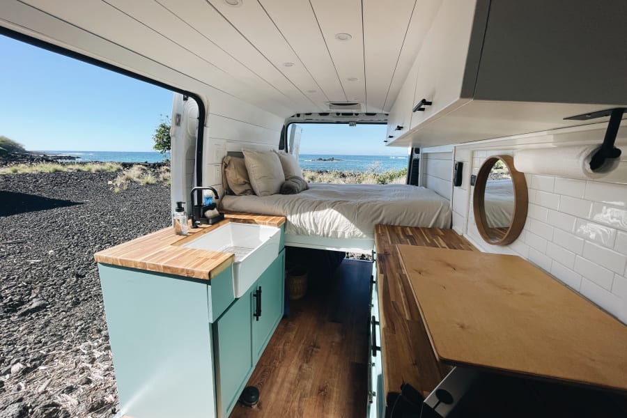 A beautiful interior to match the beauty of Hawaii island.