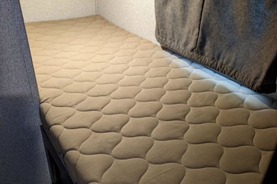 Bottom bunk-Electrical plug to charge your phone/devices