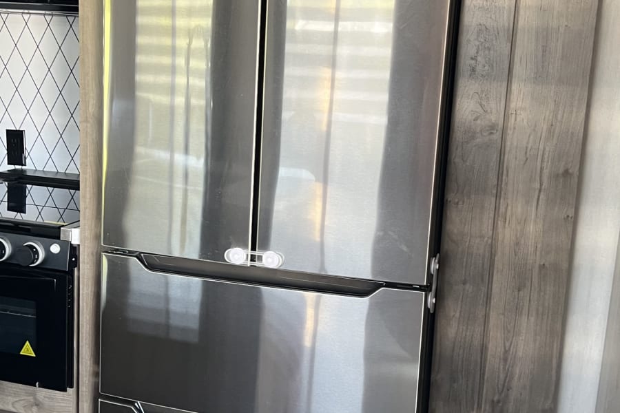 Full size refrigerator.