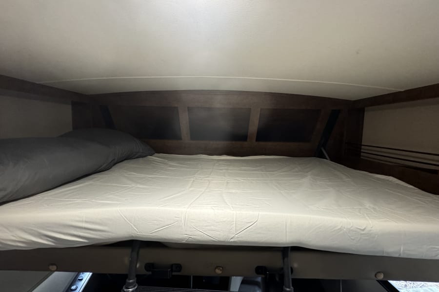 Pull down bed. 