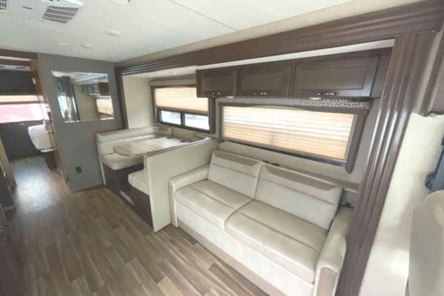 A lot of space on the living area