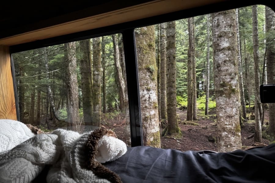 View from bed