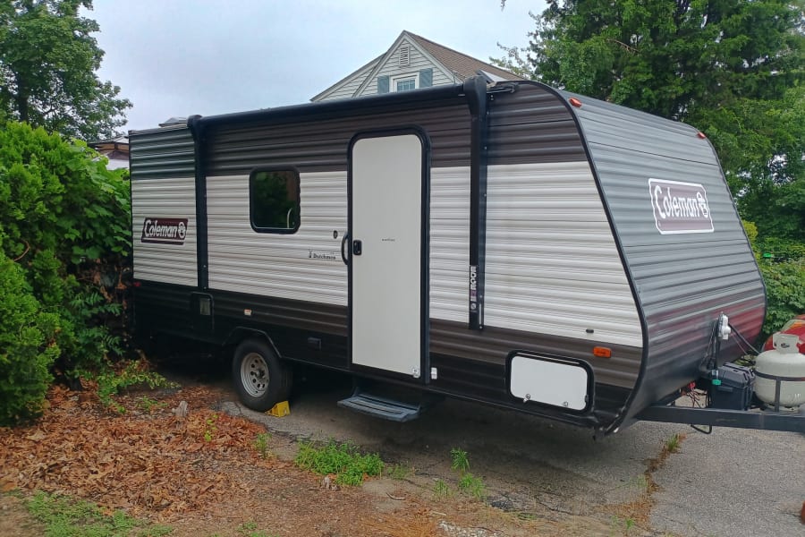 Coleman travel trailer, perfect for your next RV rental adventure.