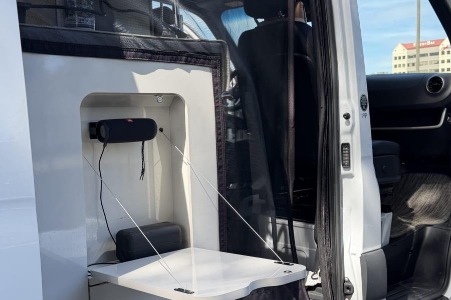 jbl outdoor speaker and cupboard for outdoor setting, awning