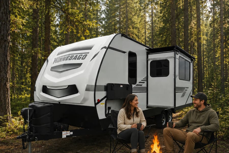 RV Rental in New Philadelphia, OH, delivery to Atwood Lake, Woods Tall Timber, Jellystone Park, etc