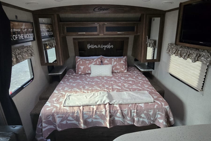 Huge comfortable bed